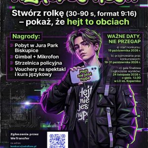 Wyroluj hejt! Adullam organizuje konkurs dla młodzieży